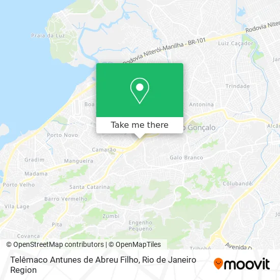 Telêmaco Antunes de Abreu Filho map
