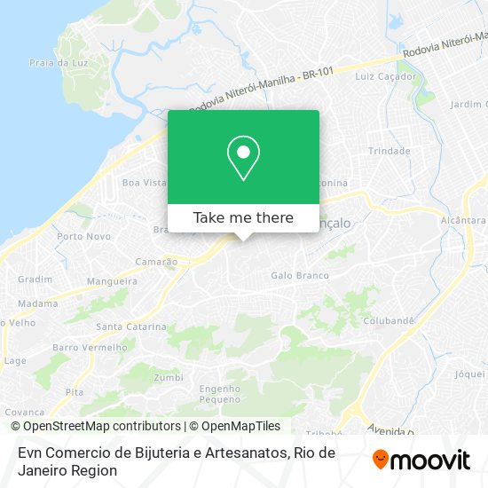 Evn Comercio de Bijuteria e Artesanatos map