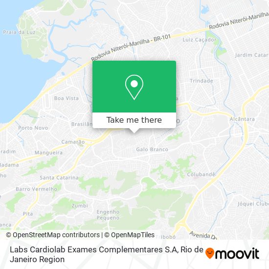 Labs Cardiolab Exames Complementares S.A map