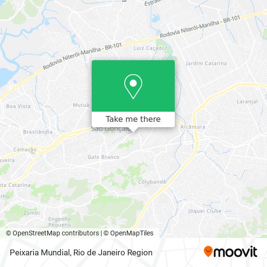 Peixaria Mundial map
