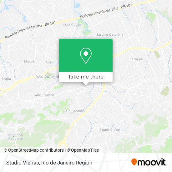 Studio Vieiras map