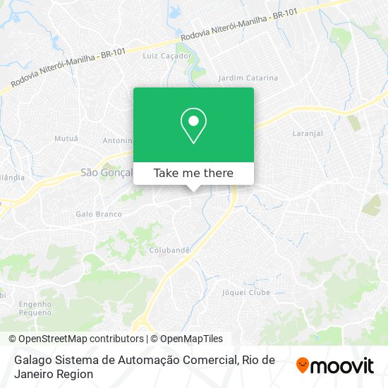 Galago Sistema de Automação Comercial map