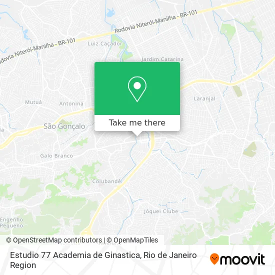 Estudio 77 Academia de Ginastica map