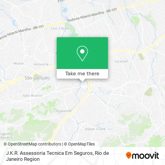 J.K.R. Assessoria Tecnica Em Seguros map