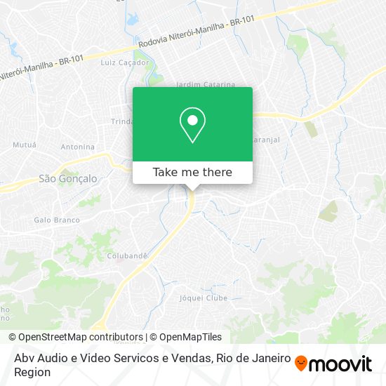 Abv Audio e Video Servicos e Vendas map