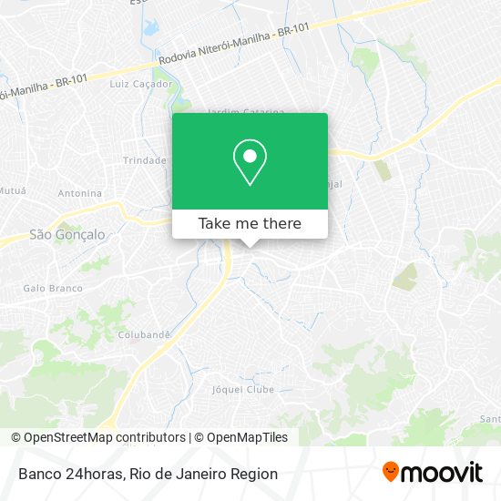 Banco 24horas map