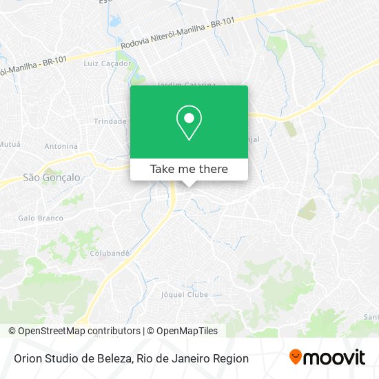 Orion Studio de Beleza map