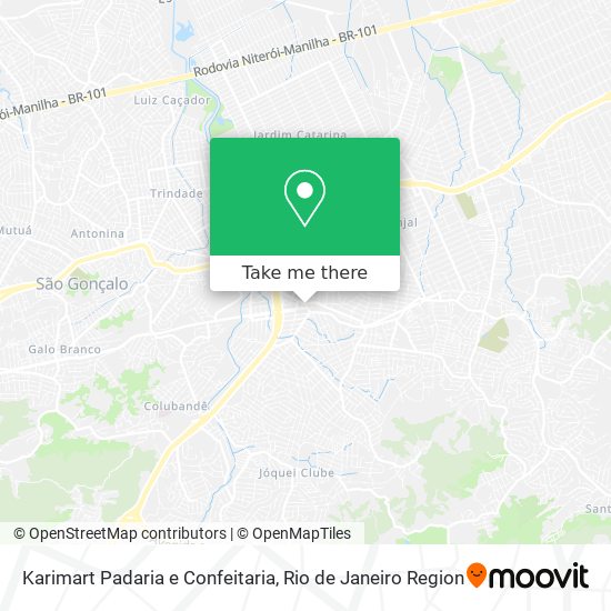 Karimart Padaria e Confeitaria map