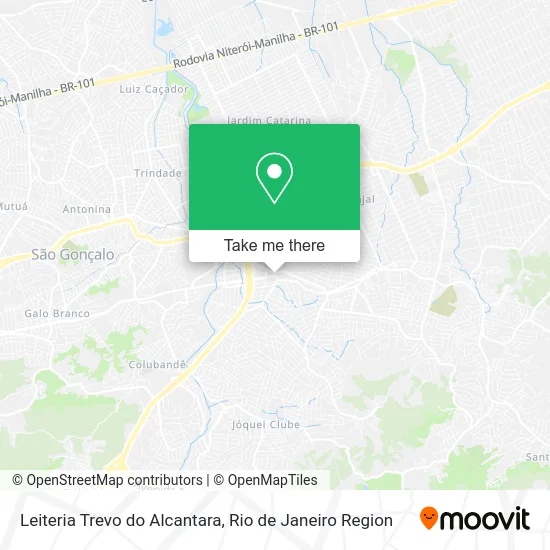 Leiteria Trevo do Alcantara map
