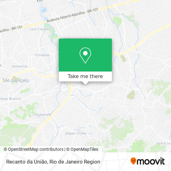 Recanto da União map