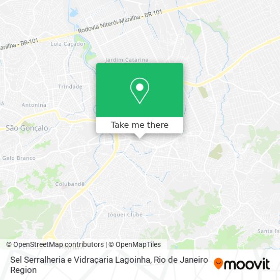 Sel Serralheria e Vidraçaria Lagoinha map