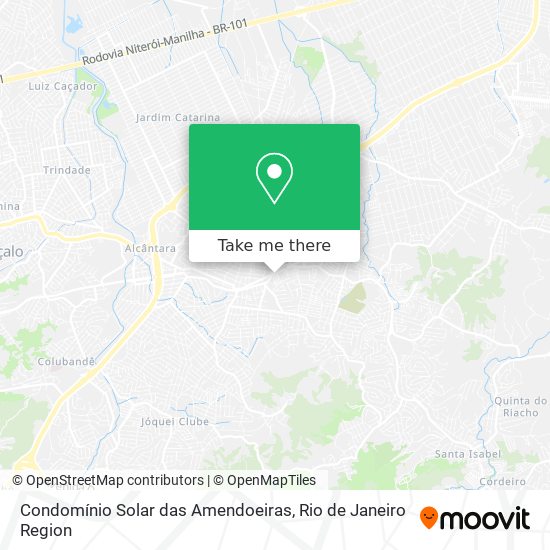 Mapa Condomínio Solar das Amendoeiras