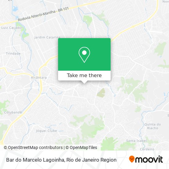 Mapa Bar do Marcelo Lagoinha