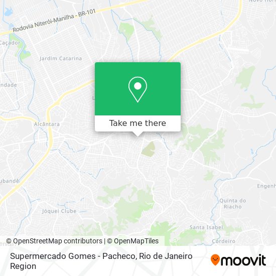 Mapa Supermercado Gomes - Pacheco