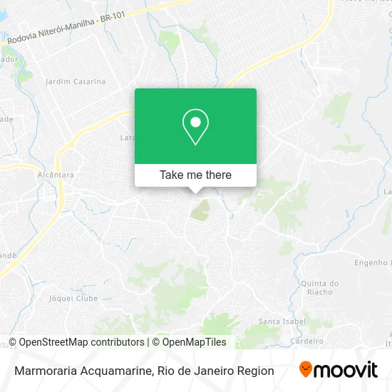 Marmoraria Acquamarine map