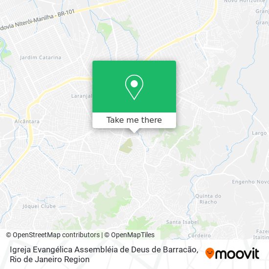 Igreja Evangélica Assembléia de Deus de Barracão map