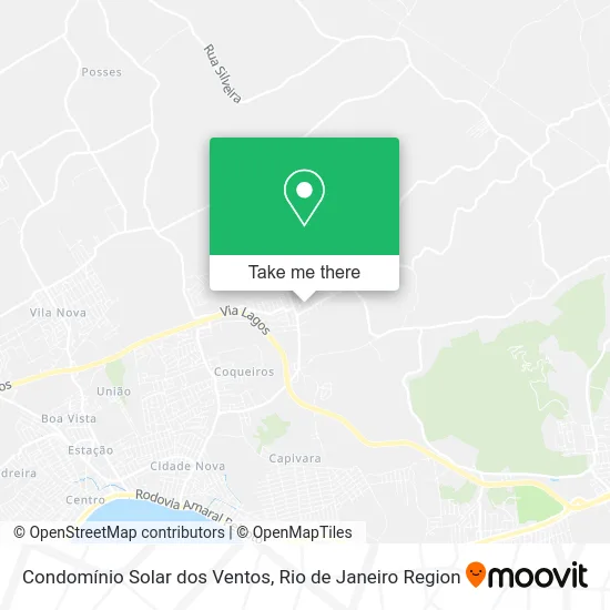 Condomínio Solar dos Ventos map