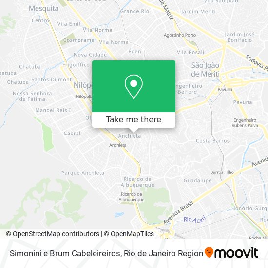 Simonini e Brum Cabeleireiros map