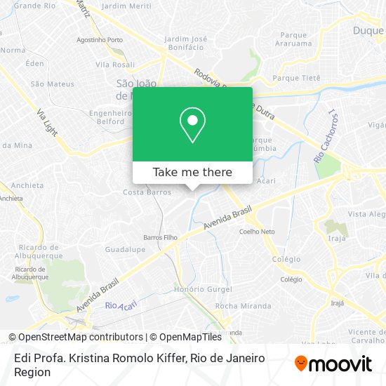 Edi Profa. Kristina Romolo Kiffer map