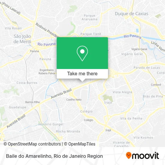 Baile do Amarelinho map