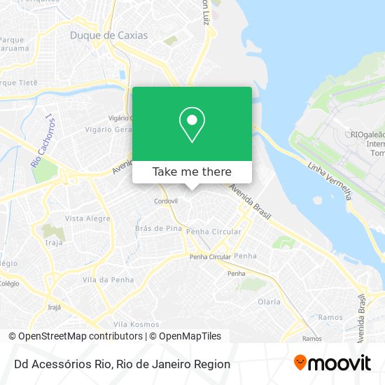 Mapa Dd Acessórios Rio