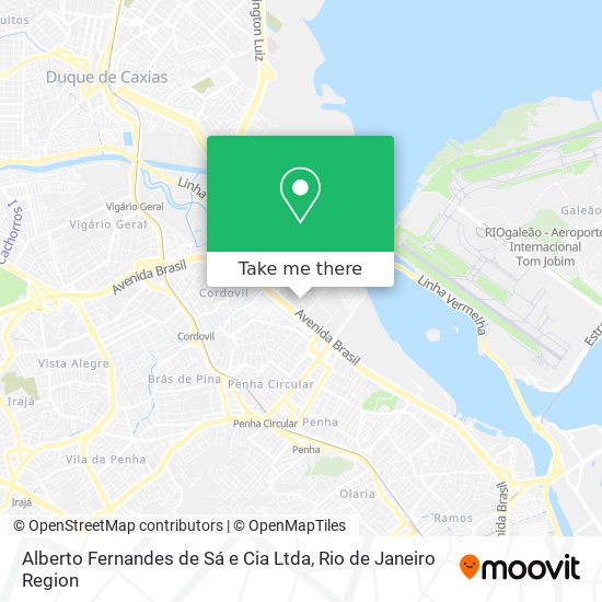Alberto Fernandes de Sá e Cia Ltda map