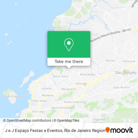 J e J Espaço Festas e Eventos map