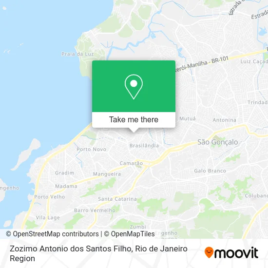 Zozimo Antonio dos Santos Filho map