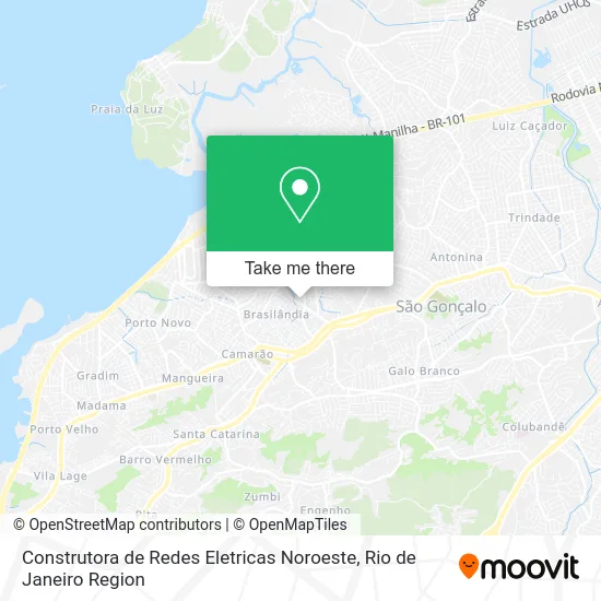 Construtora de Redes Eletricas Noroeste map