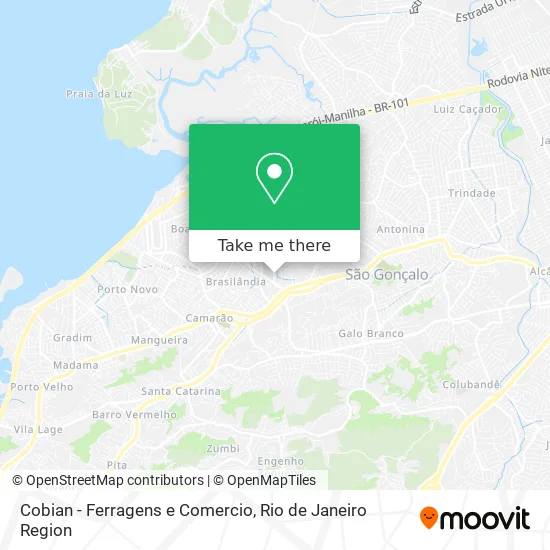 Cobian - Ferragens e Comercio map