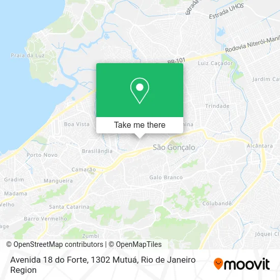 Avenida 18 do Forte, 1302 Mutuá map