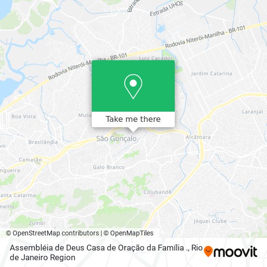 Assembléia de Deus Casa de Oração da Família . map