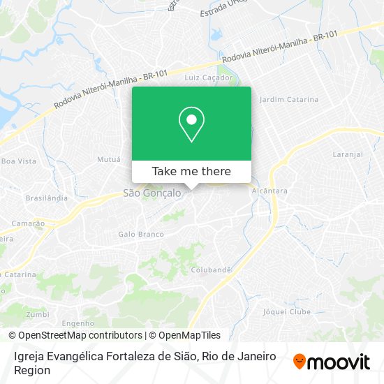 Igreja Evangélica Fortaleza de Sião map