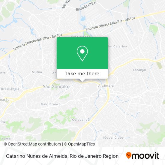 Catarino Nunes de Almeida map