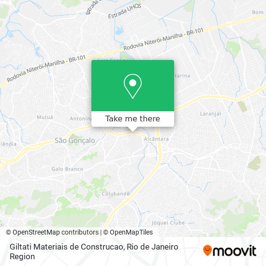 Giltati Materiais de Construcao map