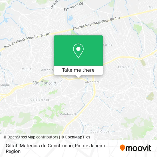 Giltati Materiais de Construcao map