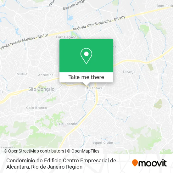 Condominio do Edificio Centro Empresarial de Alcantara map