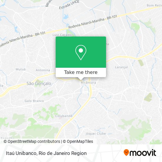 Itaú Unibanco map