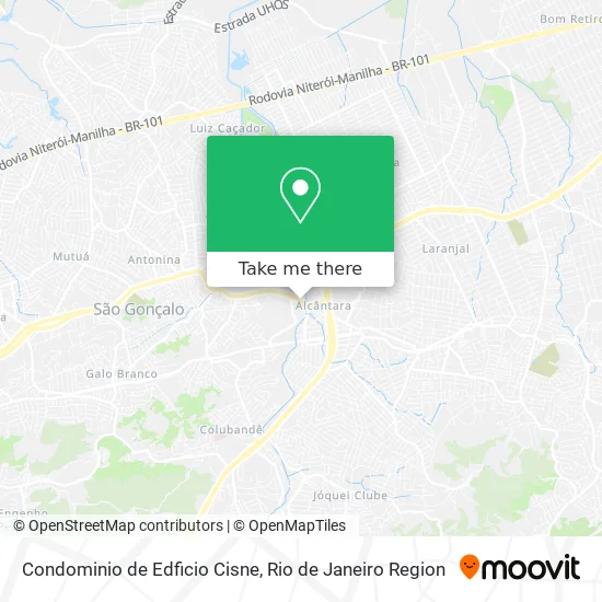 Condominio de Edficio Cisne map