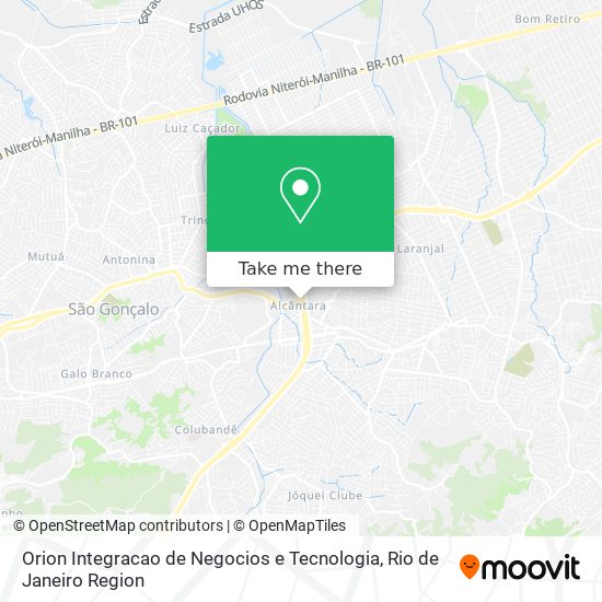 Orion Integracao de Negocios e Tecnologia map