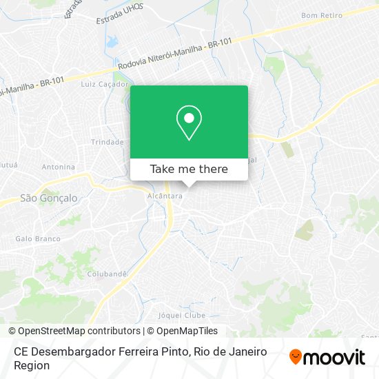 CE Desembargador Ferreira Pinto map