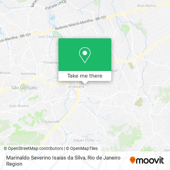 Marinaldo Severino Isaías da Silva map