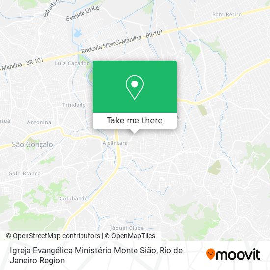 Igreja Evangélica Ministério Monte Sião map