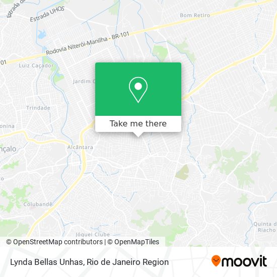 Lynda Bellas Unhas map