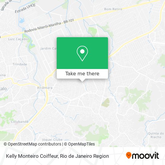 Kelly Monteiro Coiffeur map