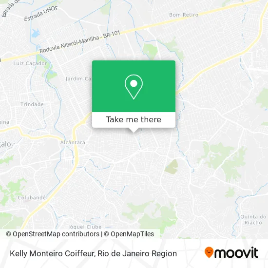 Kelly Monteiro Coiffeur map