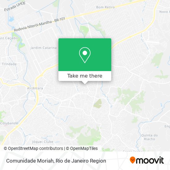 Comunidade Moriah map