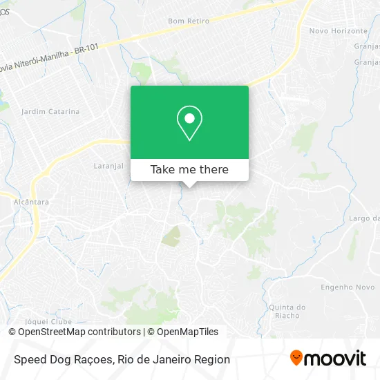 Speed Dog Raçoes map