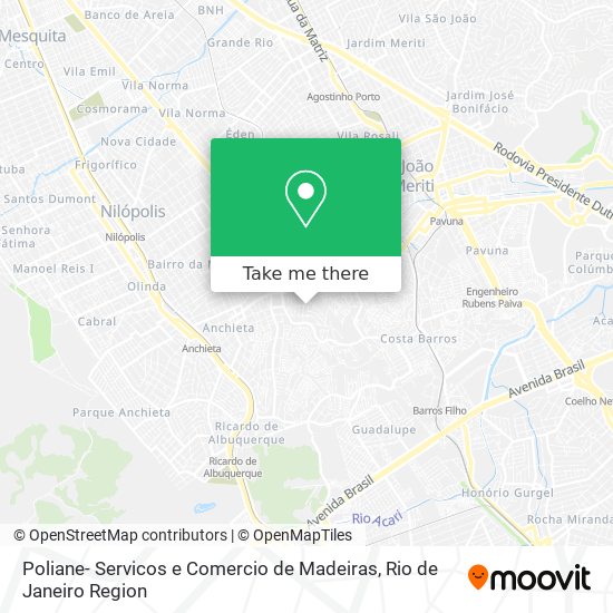 Poliane- Servicos e Comercio de Madeiras map