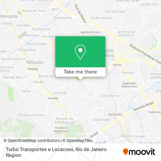 Turbo Transportes e Locacoes map